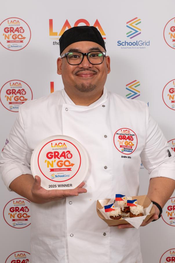 School chef Andre Alto secures LACA’s Grab ‘N’ Go title