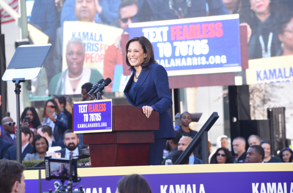 kamala harris free school meals US presidential election