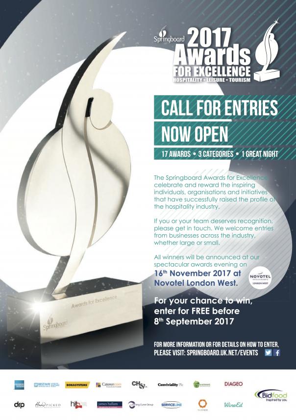 Springboard Awards for Excellence 2017 call for entries