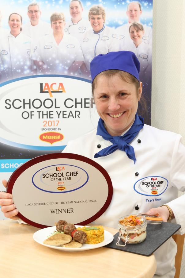 Tracy Healy wins School Chef of the Year 2017