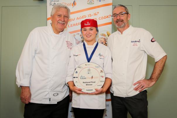 Brian Turner CBE, Jodie Cochrane and David Mulcahy 