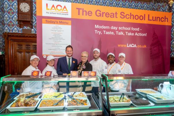 Five SCOTY winners, MP Stephen Morgan and LACA chair Judith Gregory 