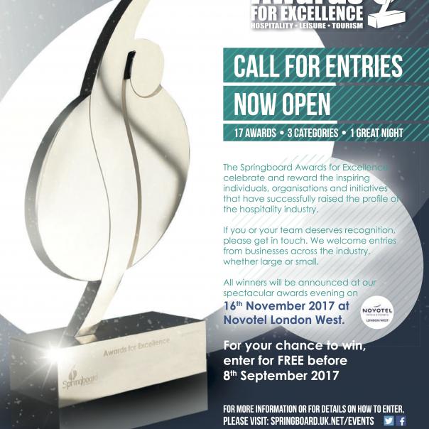 Springboard Awards for Excellence 2017 call for entries