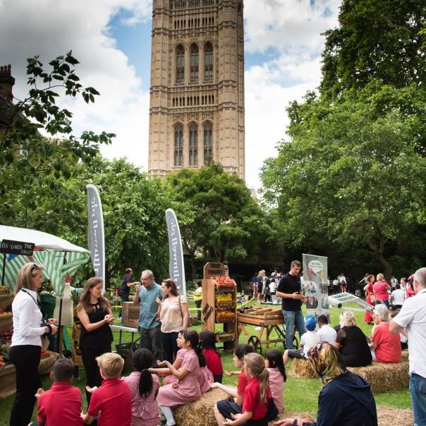 School Food Matters celebrates tenth birthday at Westminster Abbey College Garden